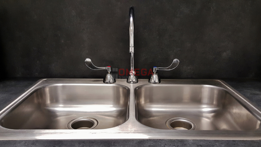 wastafel stainless panjang