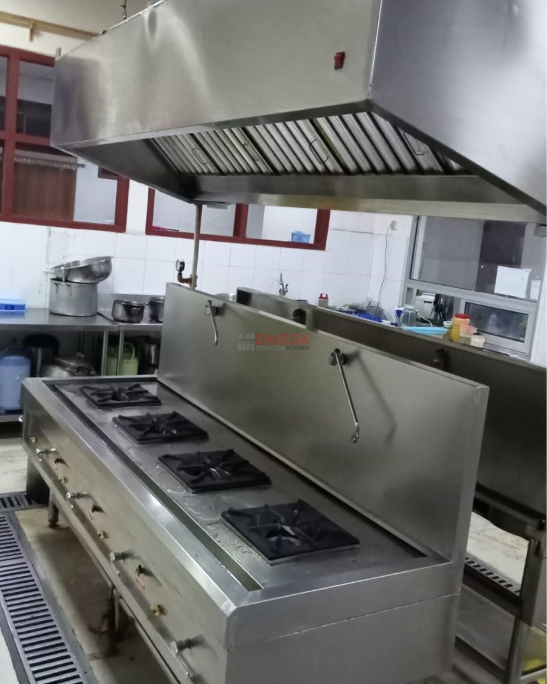 Kompor Gas Tanam + Hood Stainless