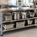 Meja Dapur Stainless: Ruang di Bawah Permukaan, perhitungkan!