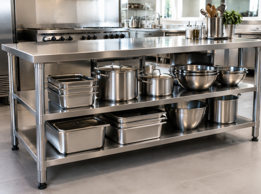 meja dapur stainless